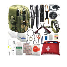 Camping Emergency Survival Kit with First Aid kit Gifts for Men Son Boyfriend Dad Husband Father